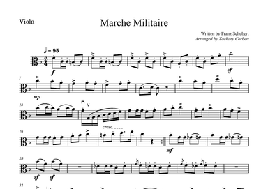 Marche Militaire (arr. Zachary Corbett)