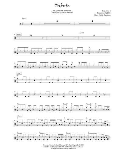 Tribute (arr. Carlos Sanchez)