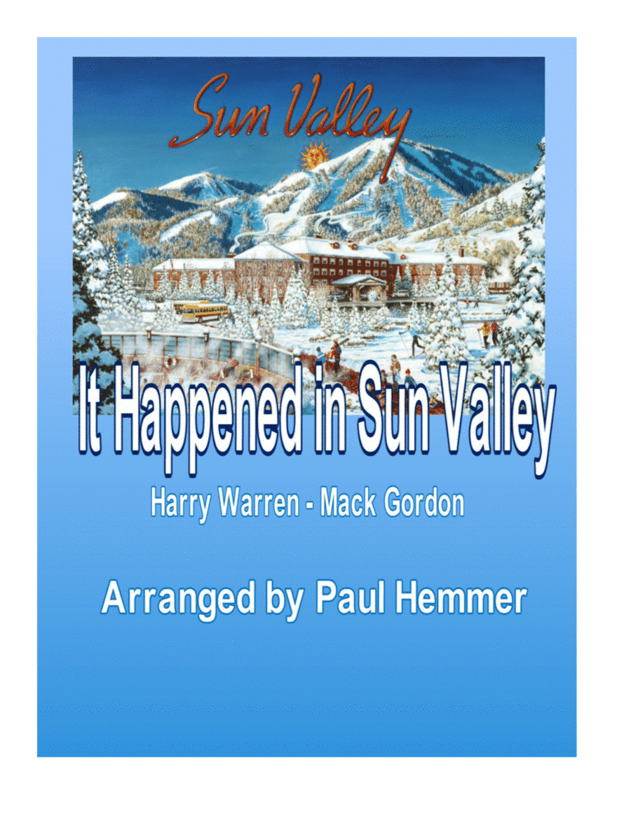 It Happened In Sun Valley (arr. Paul Hemmer)