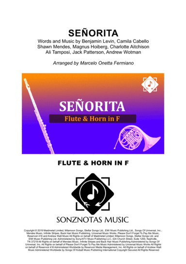 Senorita (arr. Marcelo Onetta Fermiano)
