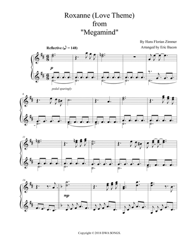 Roxanne Love Theme (arr. Eric Bacon)