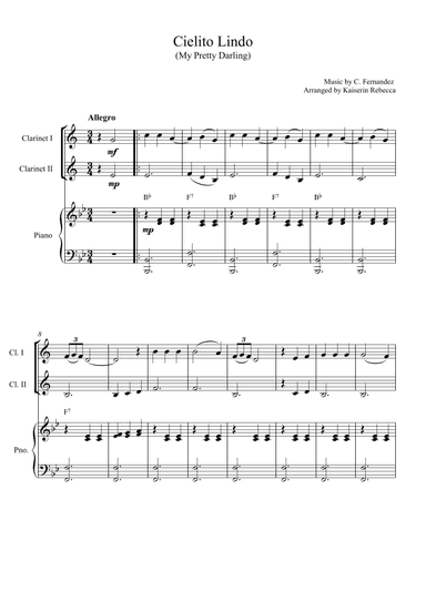 Cielito Lindo (My Pretty Darling) (arr. Kaiserin Rebecca)