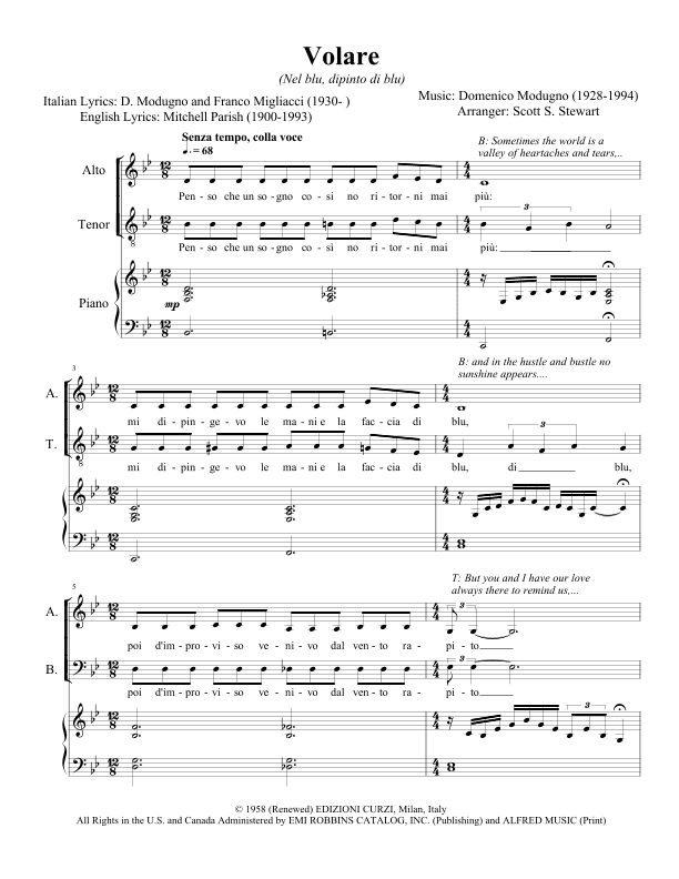 Volare (arr. Scott S. Stewart)