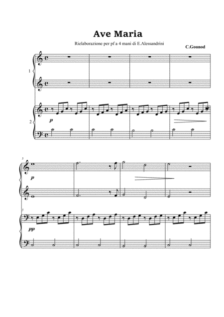 Ave Maria (arr. Ester Alessandrini)