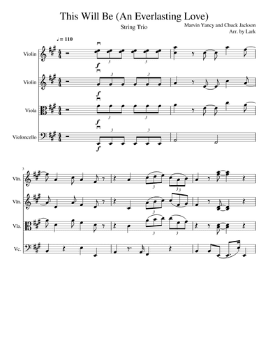 This Will Be (arr. Lark)