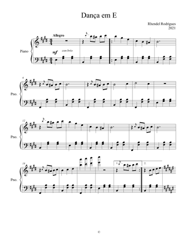 Dance in E major