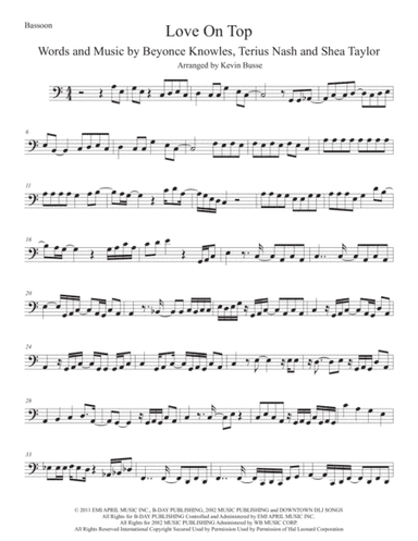 Love On Top (arr. Kevin Busse)