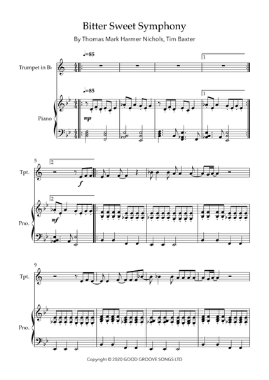 Bittersweet Symphony (arr. Matthew pyeon)