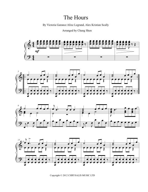 The Hours (arr. Chang Shen)