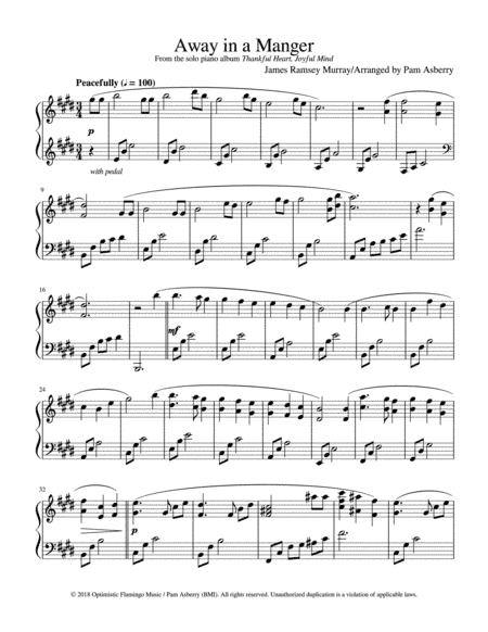 Away in a Manger (arr. Pam Asberry)