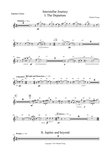 Interstellar Journey (Brass Band) - Parts