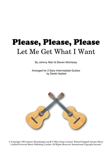 Please, Please, Please, Let Me Get What I Want (arr. Derek Hasted)