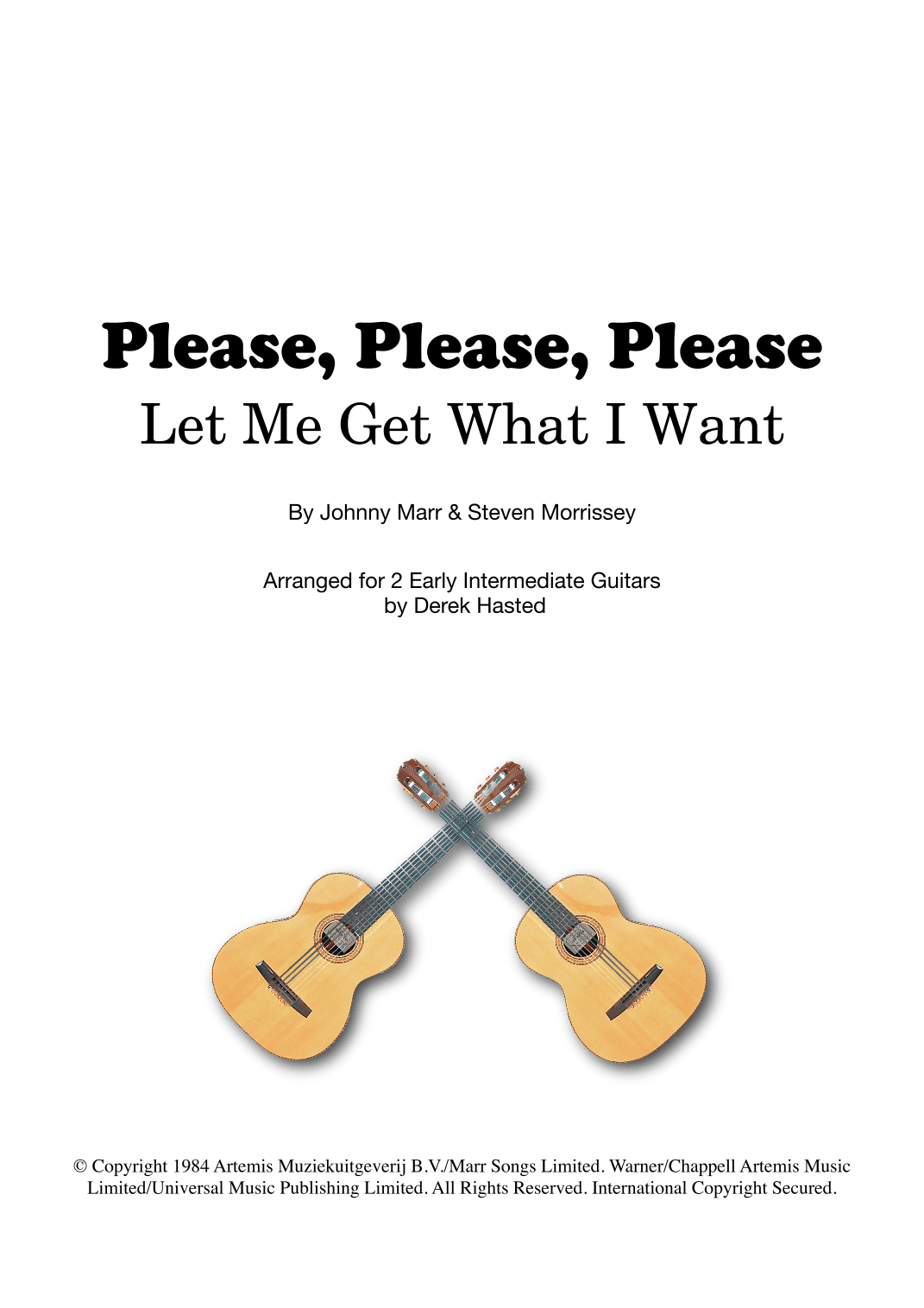 Please, Please, Please, Let Me Get What I Want (arr. Derek Hasted)