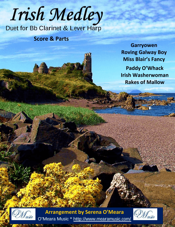 Irish Medley, Duet for Bb Clarinet & Lever Harp (arr. Serena O'Meara)