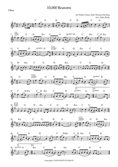 10000 Reasons (arr. Fabio Britto)