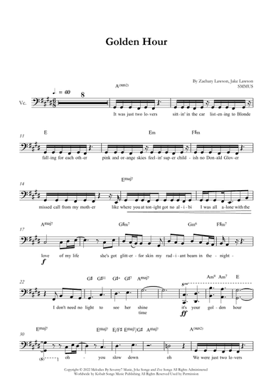 Golden Hour (arr. SMMUS)