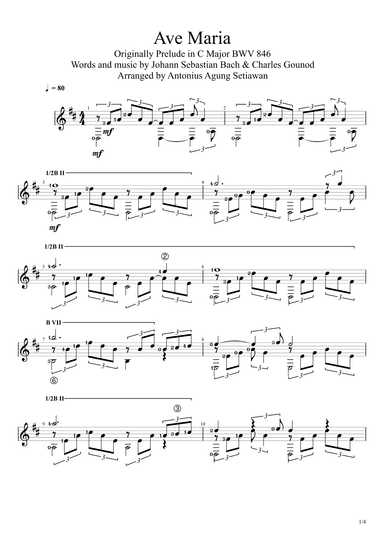 Ave Maria (Johann Sebastian Bach & Charles Gounod) (arr. Antonius Agung Setiawan)