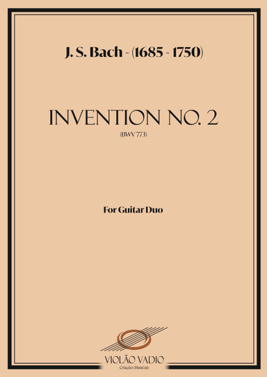 Invention no. 2 (BWV 773) - (J. S. Bach) - For Guitar Duo arrangement (arr. André Alberto Santos)