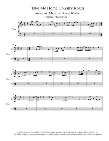 Take Me Home, Country Roads (arr. Kevin Busse)