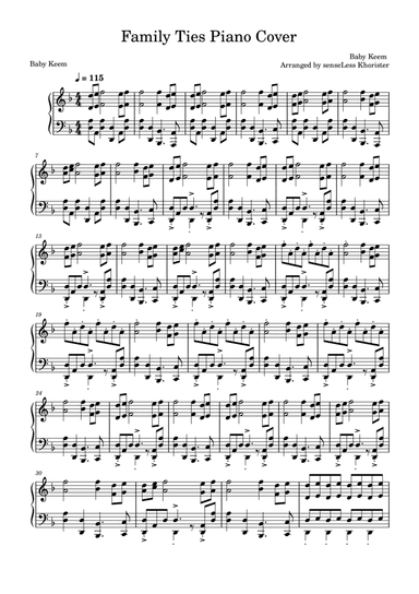 Family Ties (with Kendrick Lamar) (arr. senseLess Khorister)