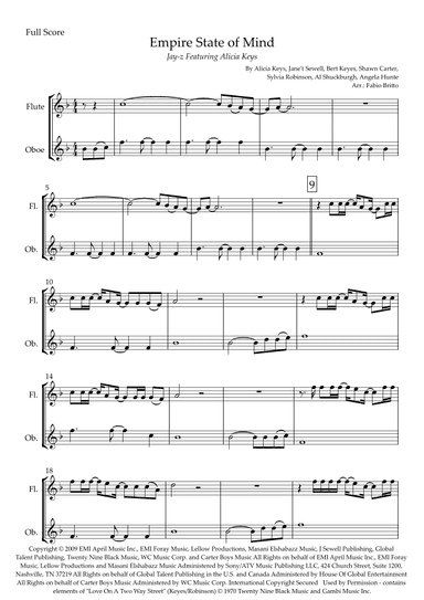 Empire State Of Mind (arr. Fabio Britto)