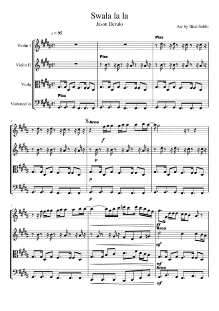 Swalla (feat Nicki Minaj & Ty Dolla) (arr. Bilal Sobhi)