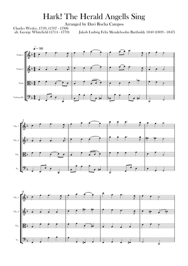 Hark! The Herald Angells Sing (arr. Davi Rocha Campos)