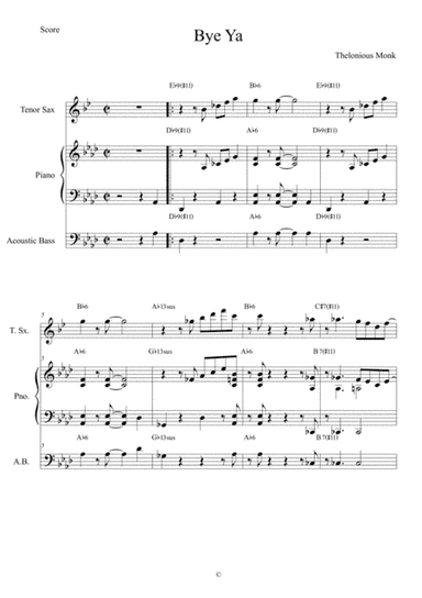 Bye-ya (arr. Anderson Quevedo)