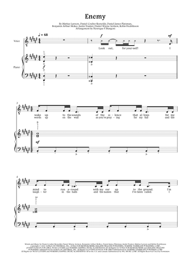 Enemy (arr. Henrique F Mangoni)