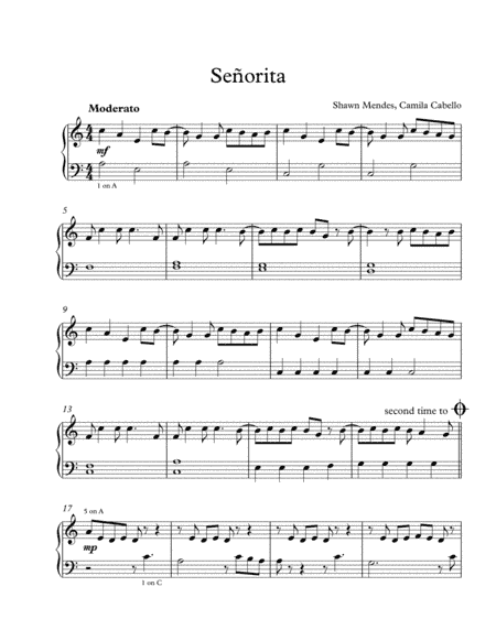 Senorita (arr. Tricia Mack)