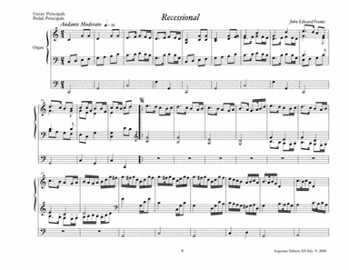 Wedding recessional for Organ