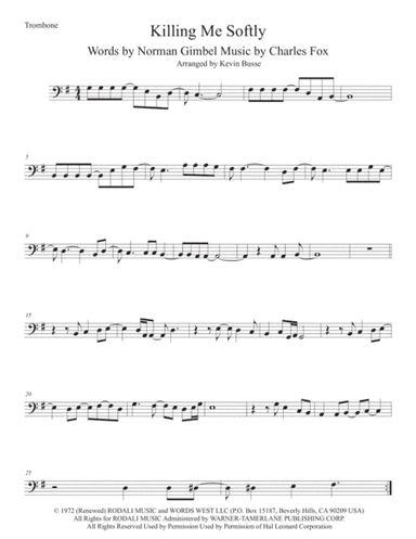 Killing Me Softly With His Song (arr. Kevin Busse)