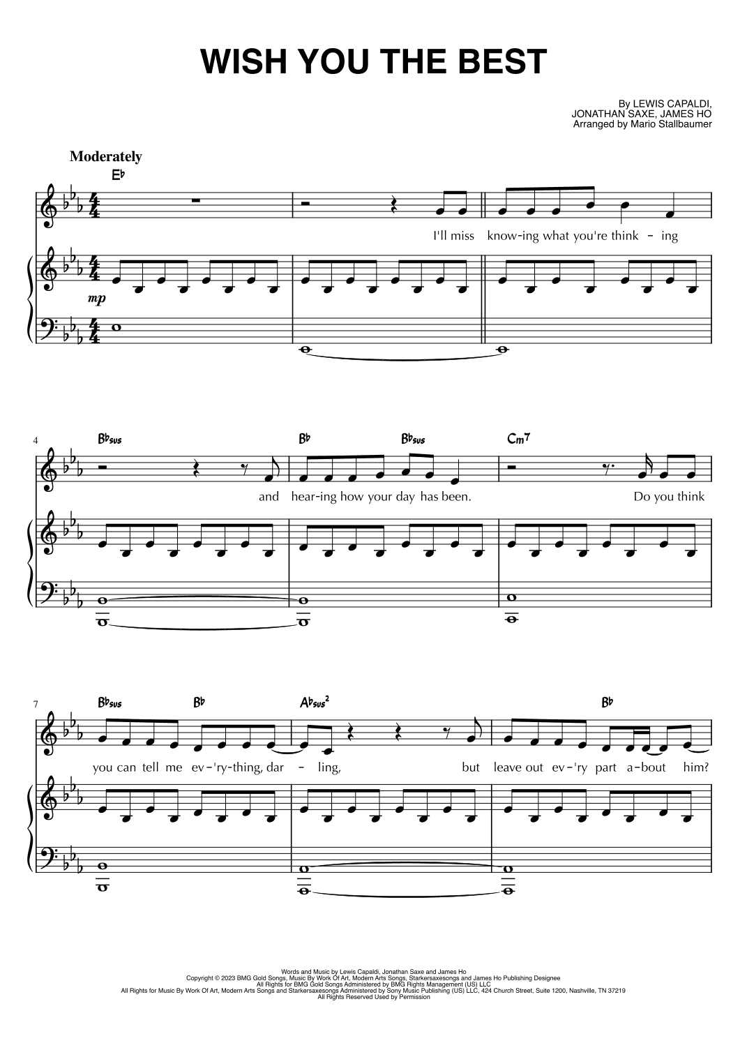 Wish You The Best (arr. Mario Stallbaumer)