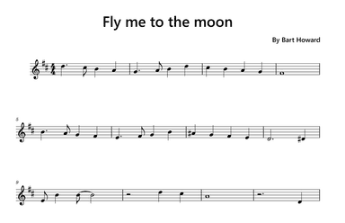 Fly Me To The Moon (in Other Words) (arr. Funtom)