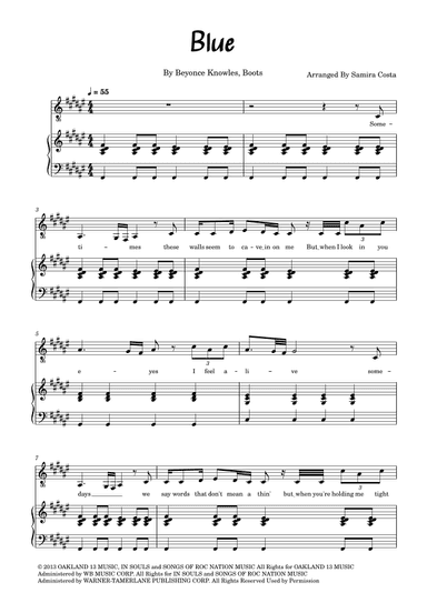 Blue (arr. Samira Costa)