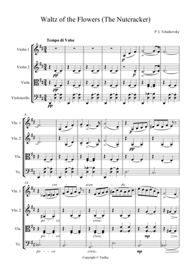 Tchaikovsky - Waltz of the Flowers (The Nutcracker) (arr. Tualka)