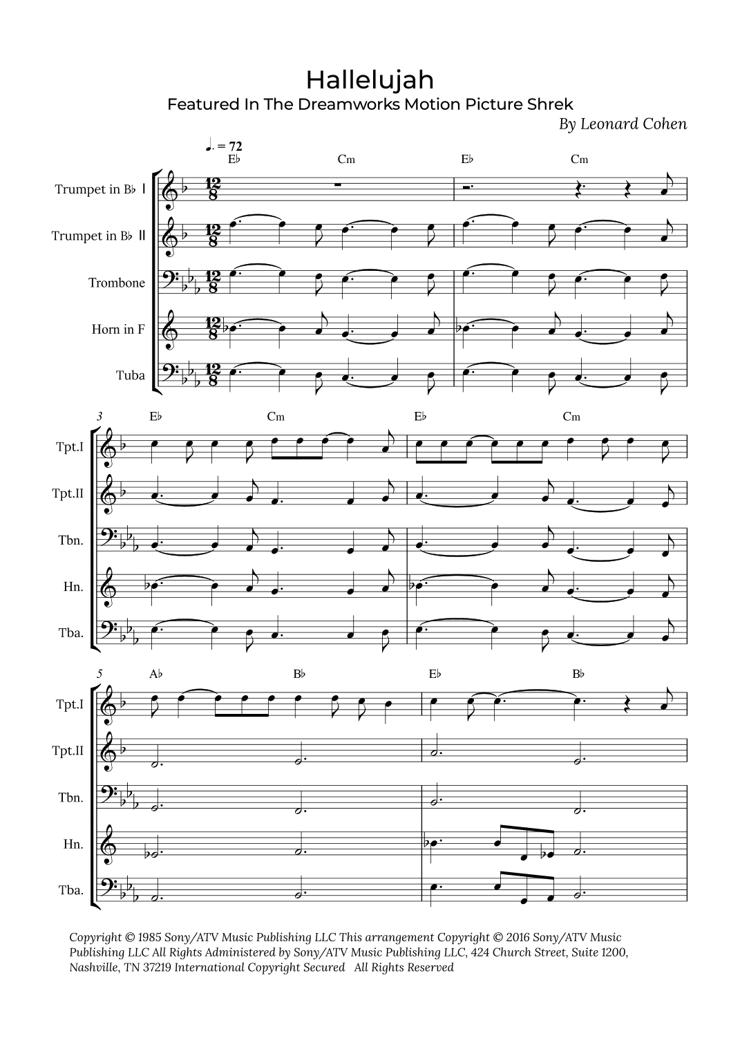 Hallelujah (arr. Alex Nunes Rodrigues)