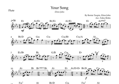 Your Song (arr. Fabio Britto)