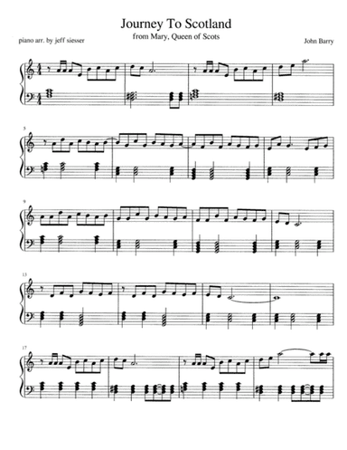 Mary, Queen Of Scots (arr. jeff siesser)
