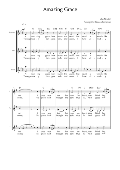 Amazing Grace (arr. Glauco Fernandes)