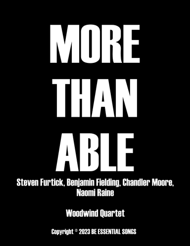 More Than Able (arr. Jeff Tincher)