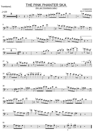 The Pink Panther (arr. Federico Tassani)