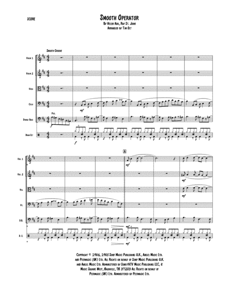 Smooth Operator (arr. Tim Olt)