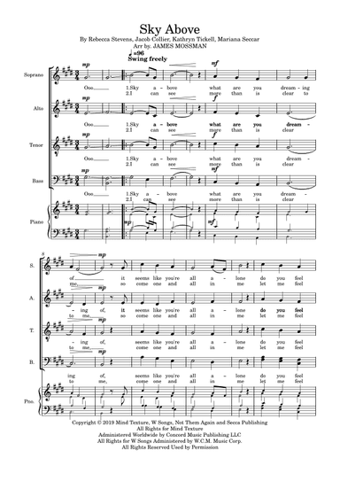 Sky Above (arr. James Mossman)