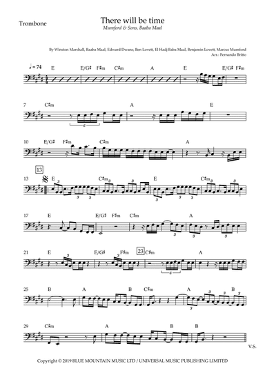 There Will Be Time (arr. Fernando Britto)