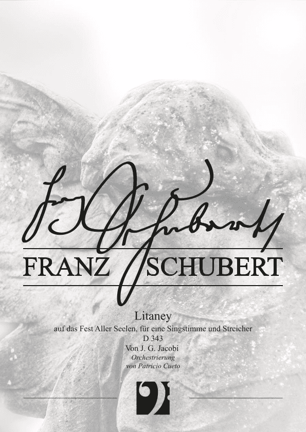 Litanei Auf Das Fest Allerseelen D 343 for voice and strings (arr. Patricio Cueto)