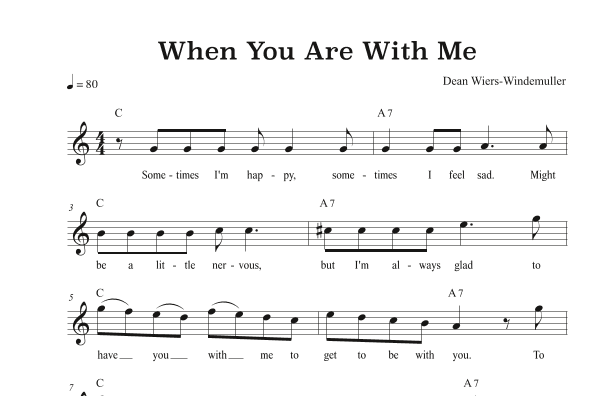 When You Are With Me