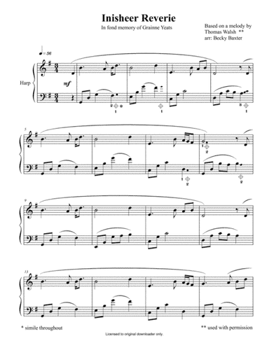 Inisheer Reverie (arr. Becky Baxter)