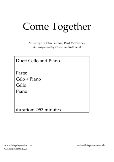 Come Together (arr. Christian Roßmeißl)