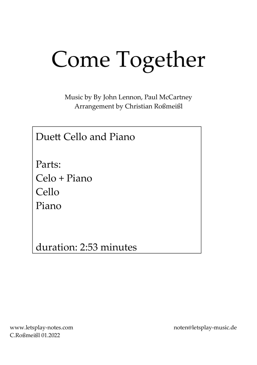 Come Together (arr. Christian Roßmeißl)